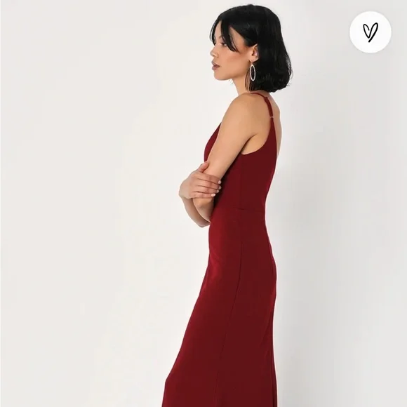 Lulus Infinite Glory Wine Red Maxi Dress - Picture 6 of 10